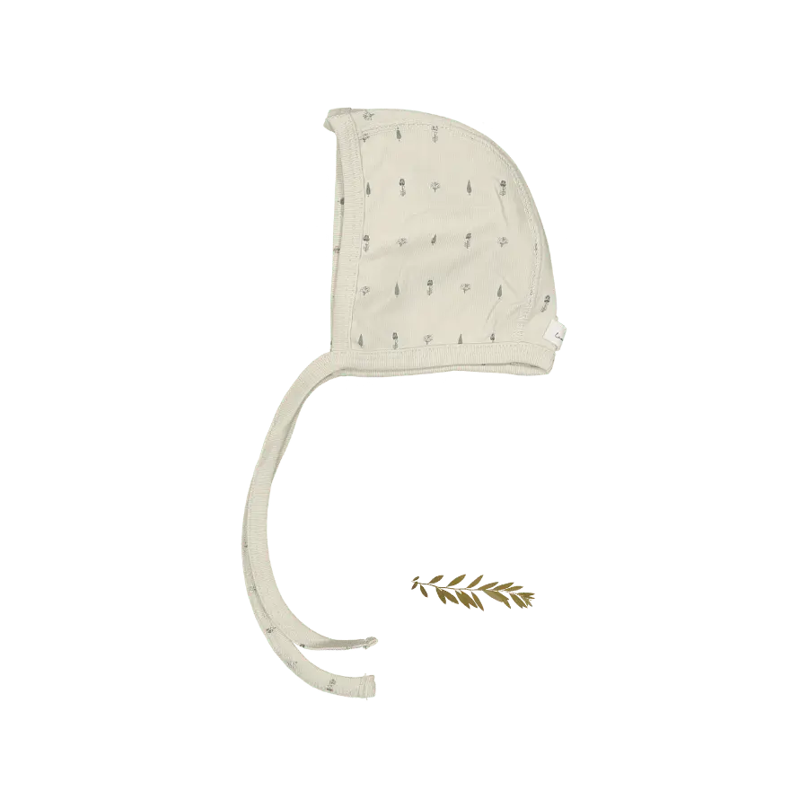 Lovely Littles The Printed Bonnet - Abby Blue - 
