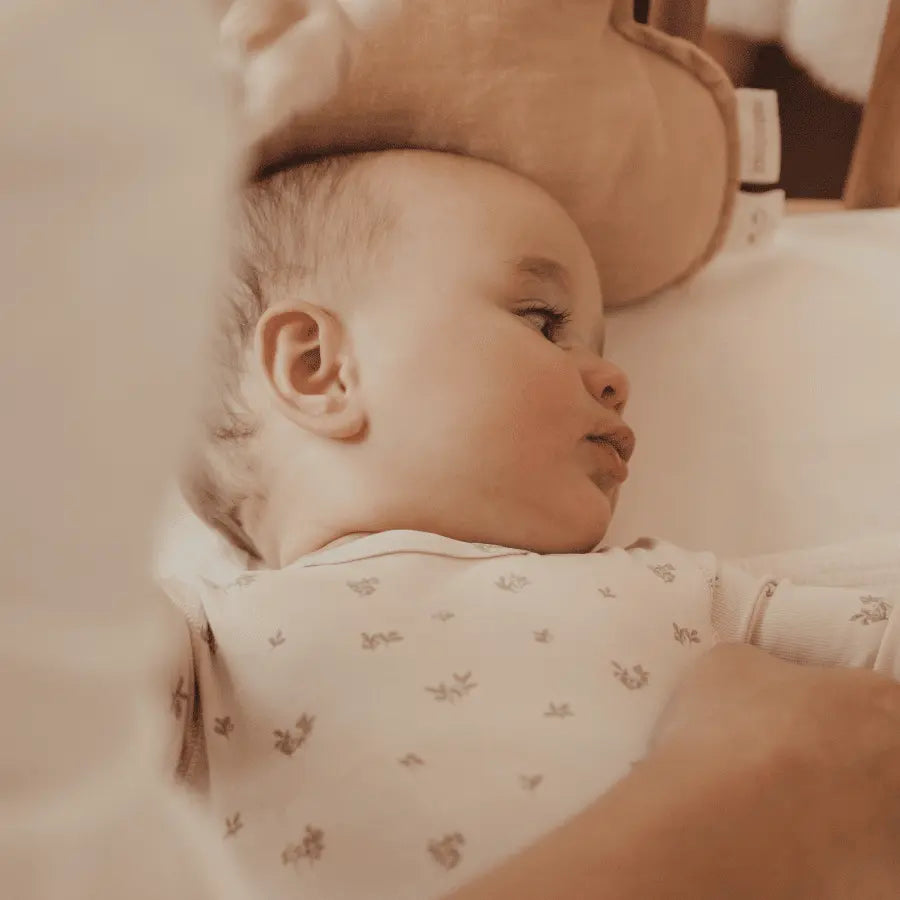 Lovely Littles The Printed Bonnet - Berry Blue - 