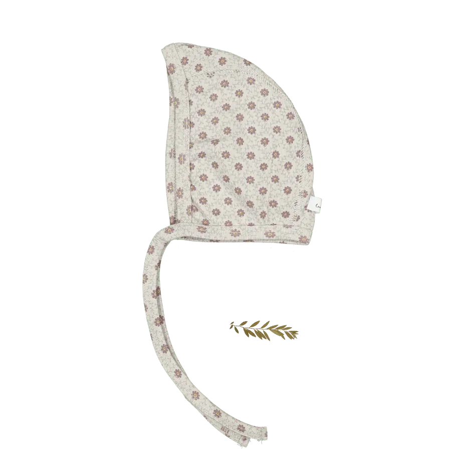 Lovely Littles The Printed Bonnet - Emma Mauve - 