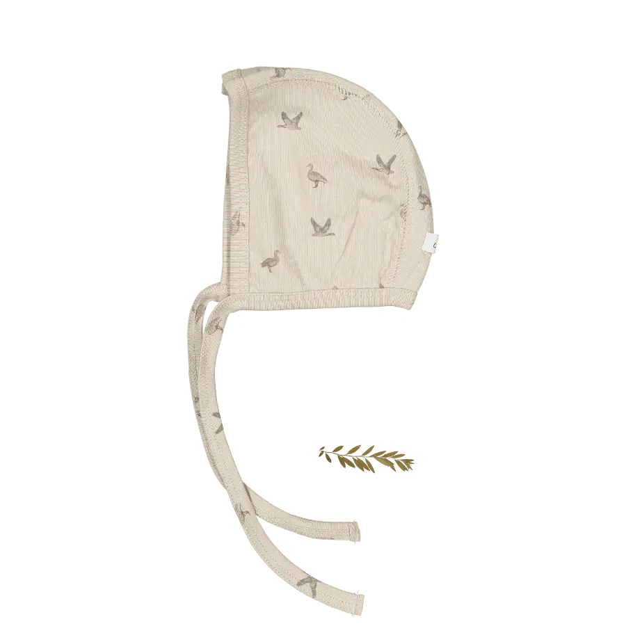 The Printed Bonnet - Mallard - Feather, Hat | Everetts Place