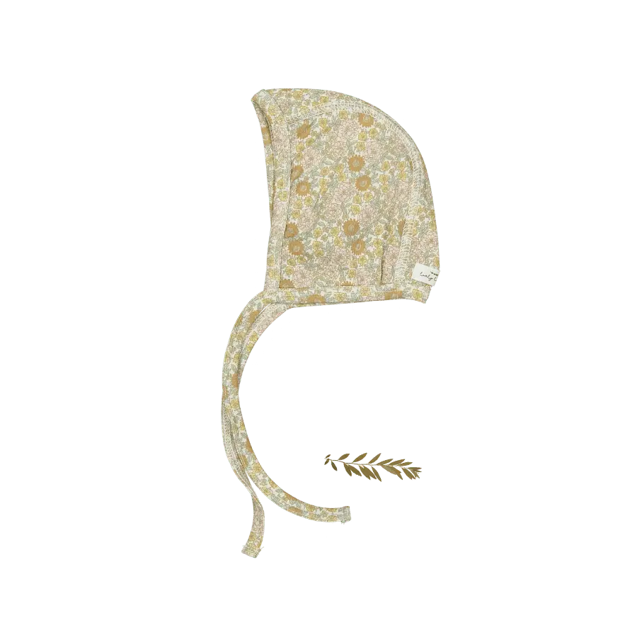Lovely Littles The Printed Bonnet - Meadow - 