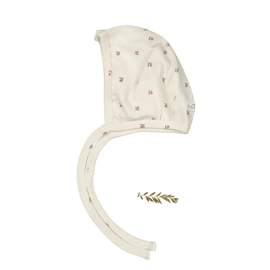The Printed Bonnet - Mini Stitch Red - Hat | Everetts Place