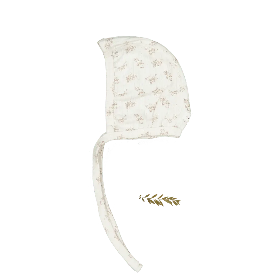 The Printed Bonnet - Oaklyn Pink - White | Everetts Place