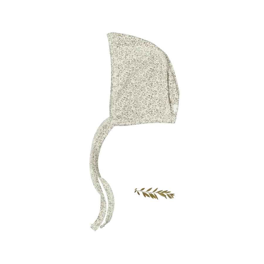 The Printed Bonnet - Paige Blue - Headgear, Hat, Graphics, Costume Hat | Everetts Place