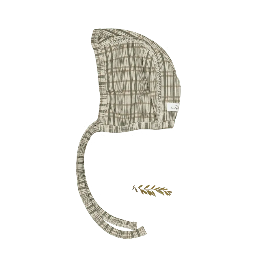 Lovely Littles The Printed Bonnet - Plaid - 