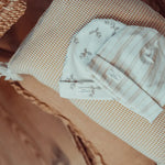 Lovely Littles The Printed Bonnet - Rose Stripe - 