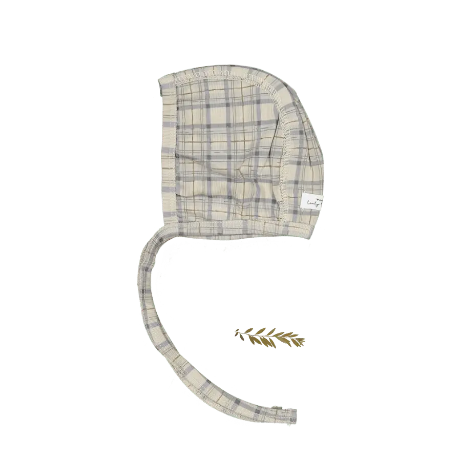 Lovely Littles The Printed Bonnet - Tartan - 