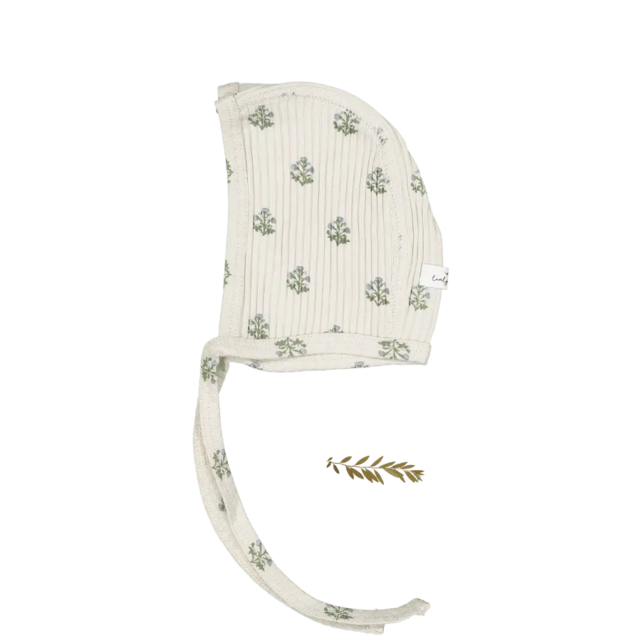 Lovely Littles The Printed Bonnet - Zara Blue - 