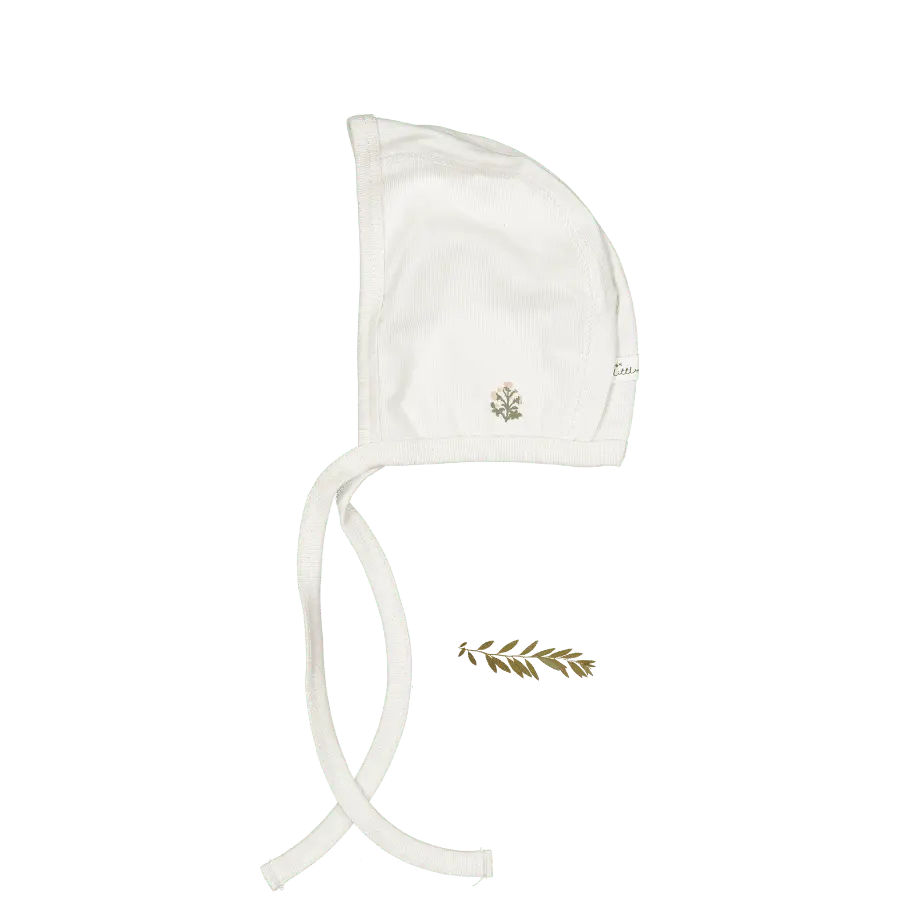 Lovely Littles The Printed Bonnet - Zara Embroider Pink - 