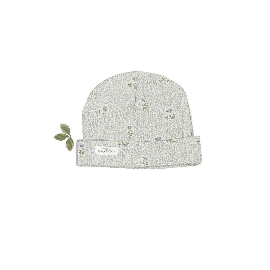 Lovely Littles The Printed Hat - Dahlia Blue - 