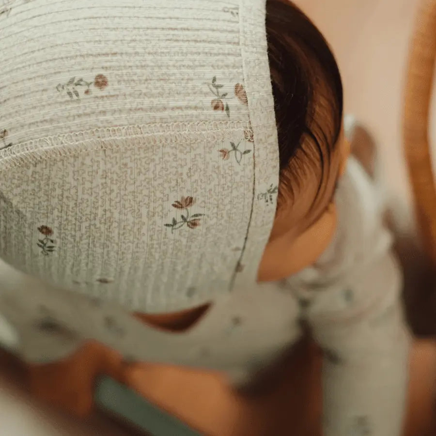 Lovely Littles The Printed Hat - Dahlia Pink - 