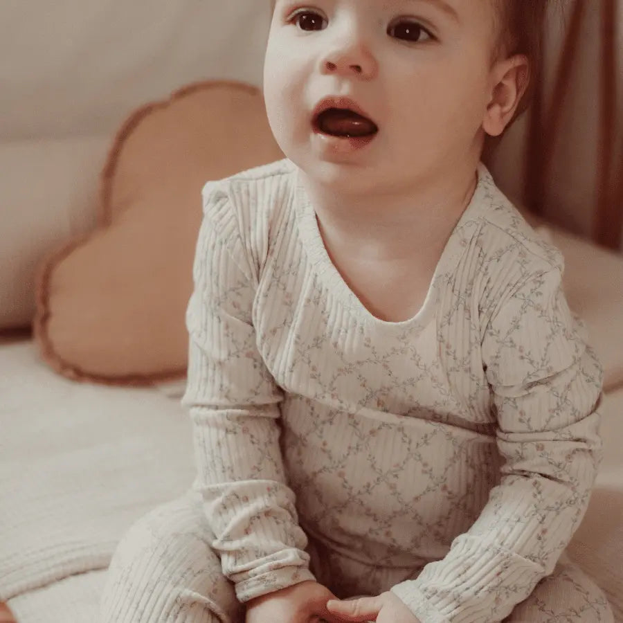 Lovely Littles The Printed Hat - Lattice Pink - 