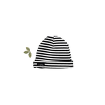 The Printed Hat - Stripe - Headgear, Knit cap, Black, Monochrome photography, Beanie | Everetts Place