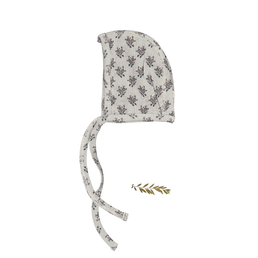 The Printed Hat - Vintage Rose - White, Headgear, Pattern, Hat | Everetts Place
