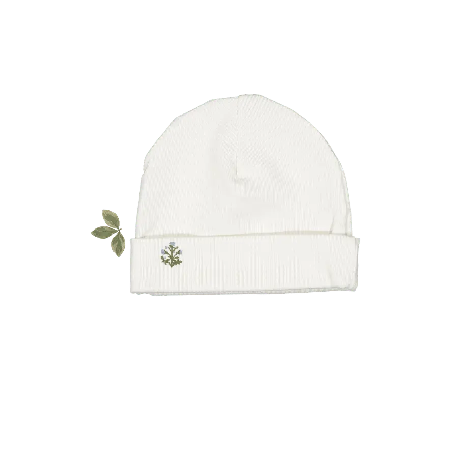 Lovely Littles The Printed Hat - Zara Embroider Blue - 