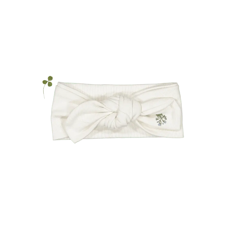 Lovely Littles The Printed Headband - Zara Embroider Blue - 