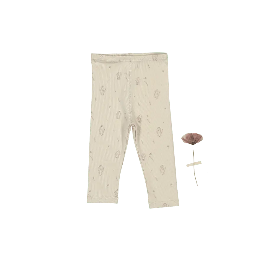 The Printed Legging - Ember - Button, Child, Pattern, Pants | Everetts Place
