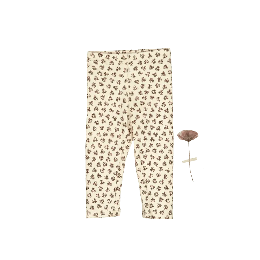 The Printed Legging -  Neutral Floral - Pajamas, Design, Pattern, Pants | Everetts Place
