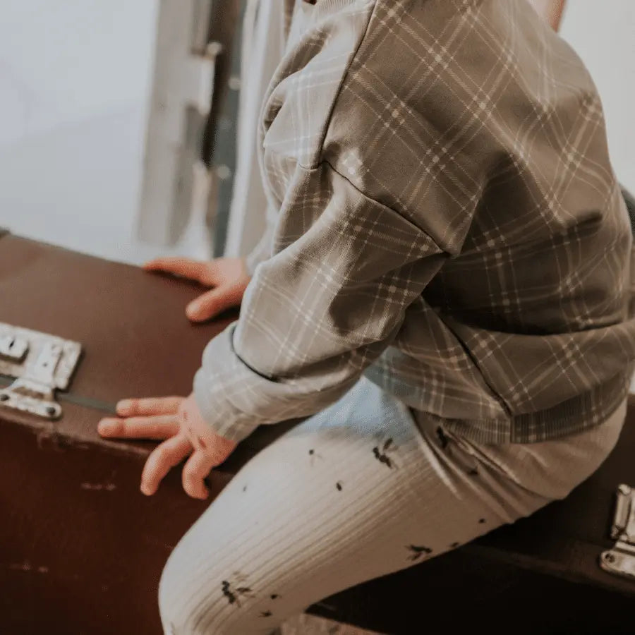 Lovely Littles The Printed Legging - Olive - 