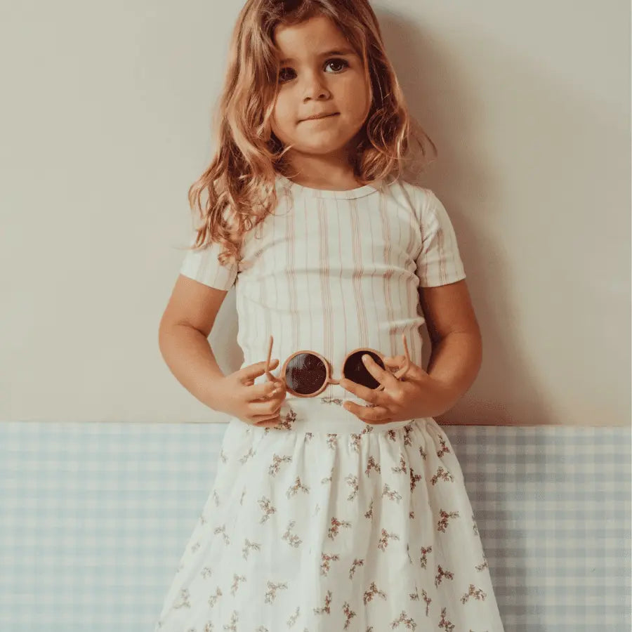 Lovely Littles The Printed Legging - Rose Stripe - 