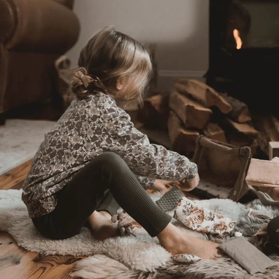 Lovely Littles The Printed Legging - Squirrel - 