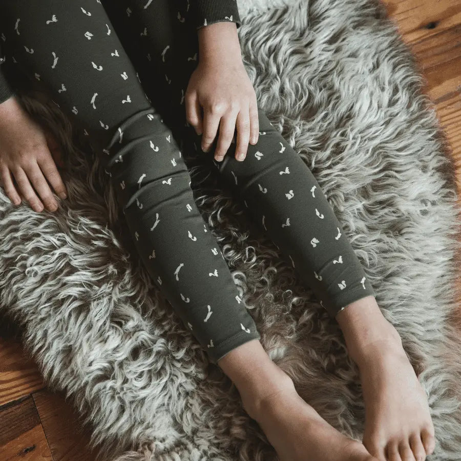 Lovely Littles The Printed Legging - Squirrel - 