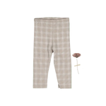 The Printed Legging -  Taupe Check - Plaid, Tartan, Pajamas, Design, Pattern | Everetts Place