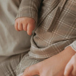 Lovely Littles The Printed Legging - Taupe Check - 
