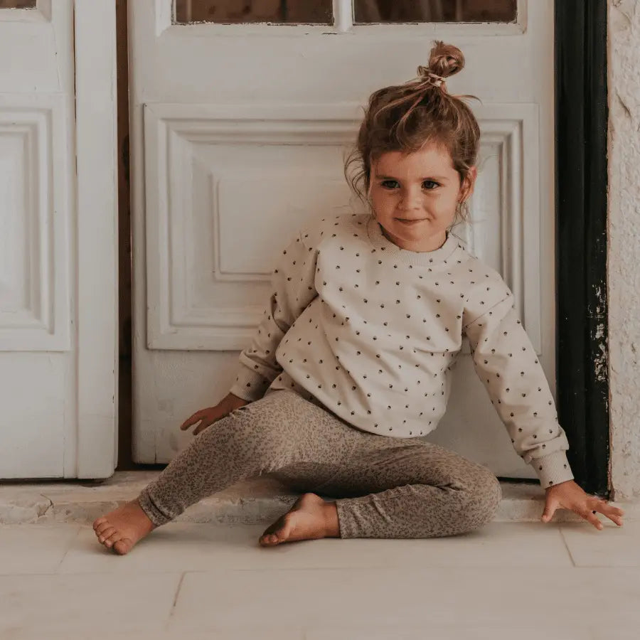 Lovely Littles The Printed Legging - Vine - 