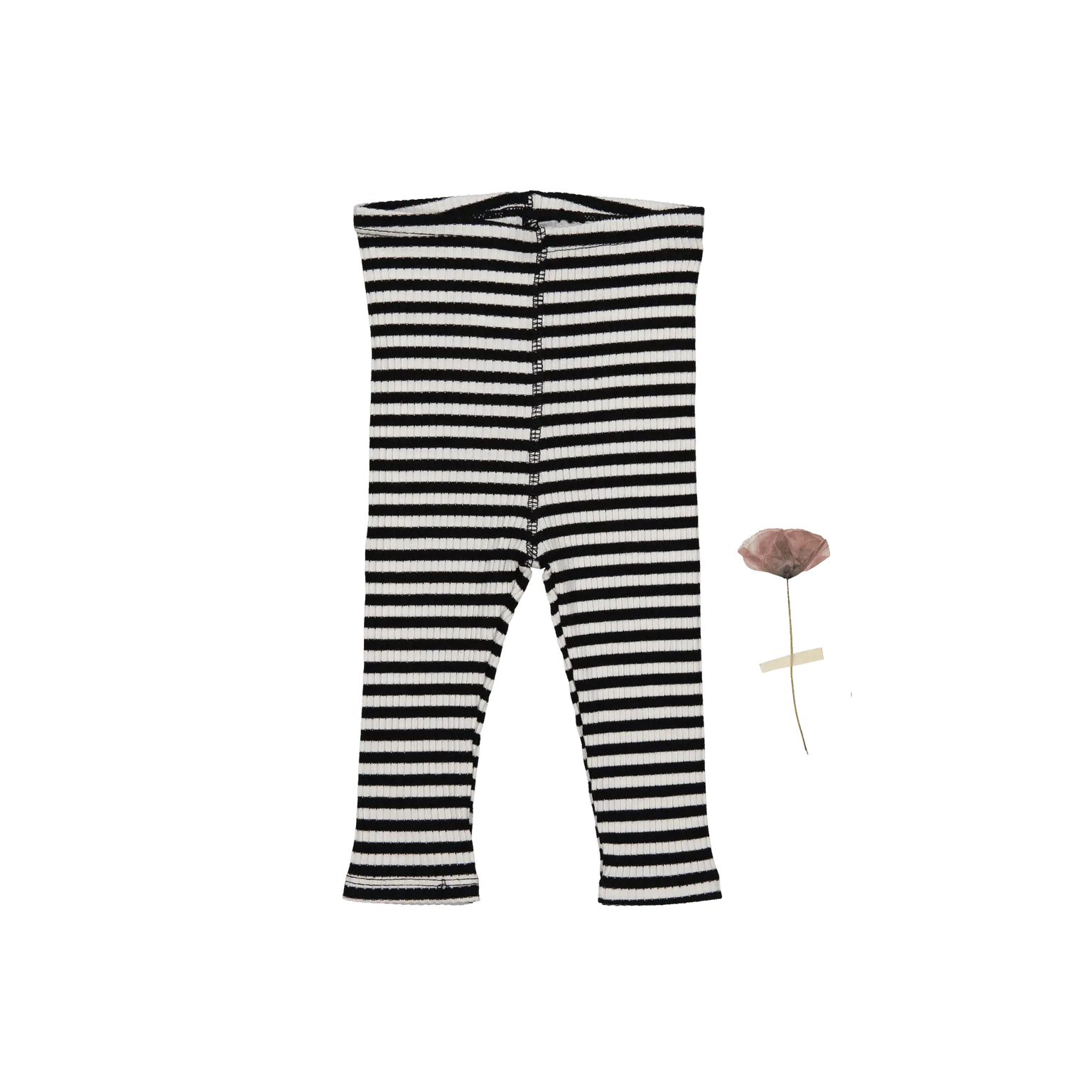The Printed Leggings - Stripe - Sleeve, White, Black, Pattern, Active Pants | Everetts Place