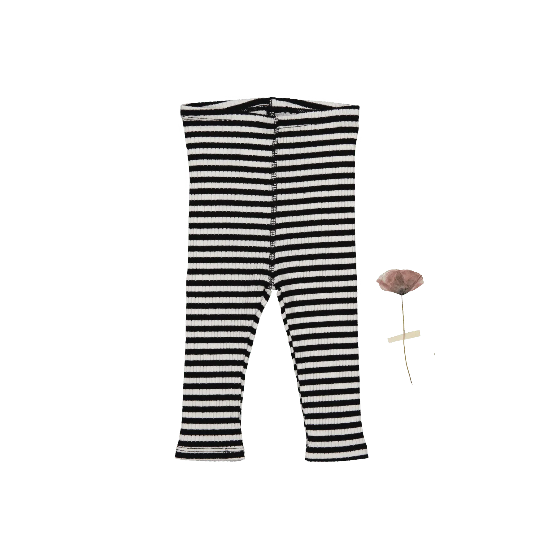 The Printed Leggings - Stripe - Sleeve, White, Black, Pattern, Active Pants | Everetts Place