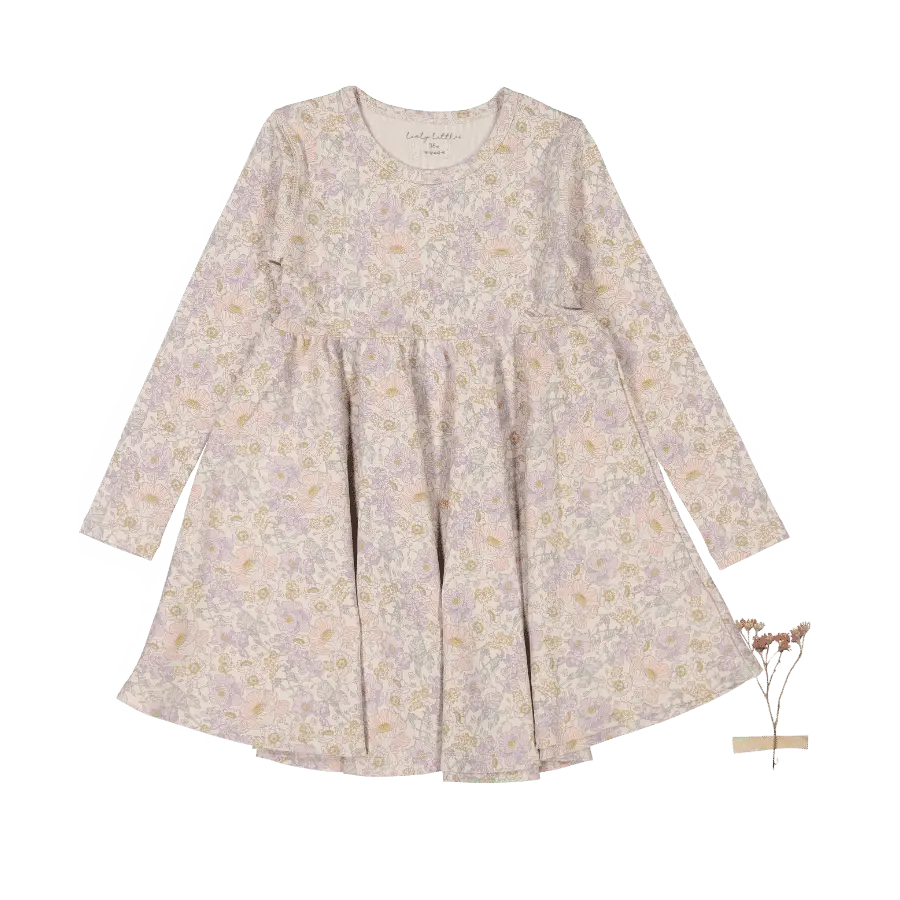 The Printed Long Sleeve Dress - Chloe - Sleeve, One-piece garment, Day Dress, Vintage clothing, Pattern | Everetts Place