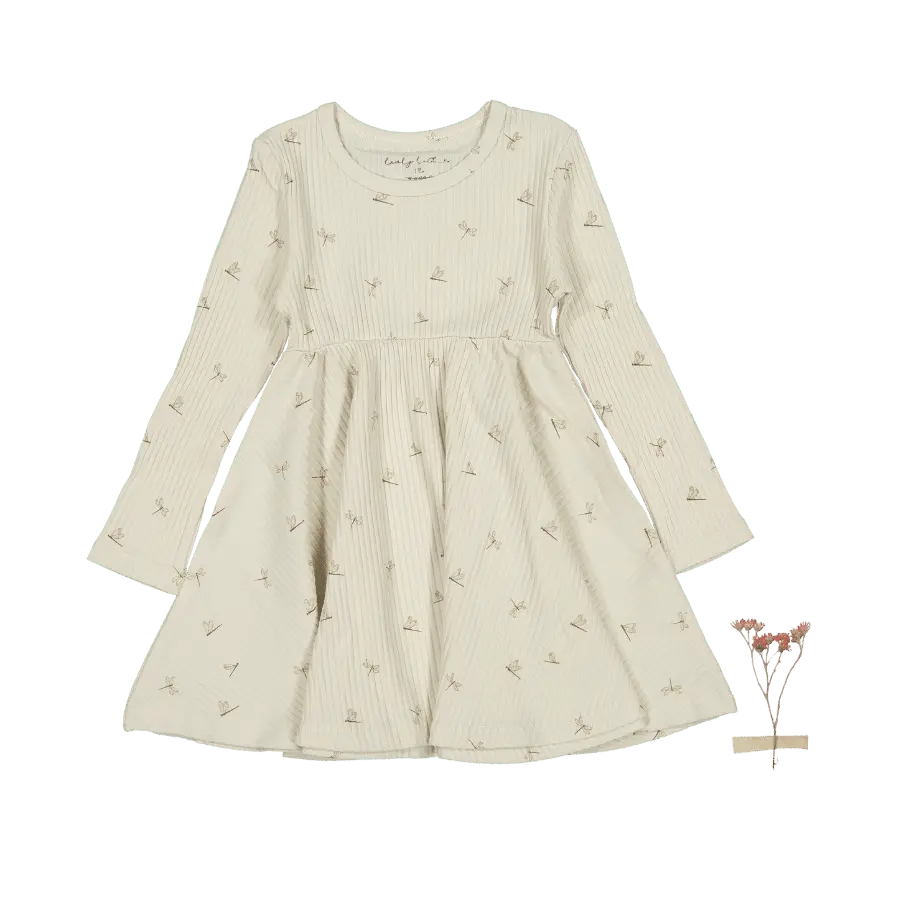 The Printed Long Sleeve Dress - Dragonfly - Dress, Day Dress, One-piece garment | Everetts Place