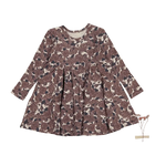 The Printed Long Sleeve Dress - Flora - Sleeve, Fashion, Textile, One-piece garment, Day Dress | Everetts Place