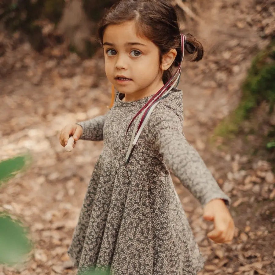 Lovely Littles The Printed Long Sleeve Dress - Madeline - 