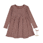 The Printed Long Sleeve Dress -  Rustic Floral - Sleeve, Textile, Fashion, One-piece garment, Day Dress | Everetts Place