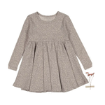 Lovely Littles The Printed Long Sleeve Dress - Vine - 