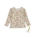 The Printed Long Sleeve Tee - Delilah - Sleeve, Textile, Long-sleeved T-shirt, Pattern, Motif | Everetts Place