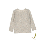 The Printed Long Sleeve Tee - Elise - Sleeve, Textile, Long-sleeved T-shirt, Wool, Active Shirt | Everetts Place