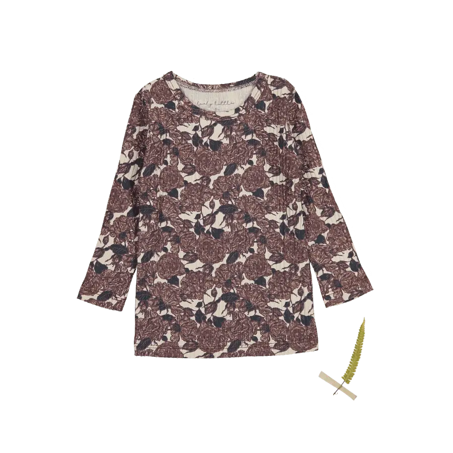 The Printed Long Sleeve Tee - Flora - Sleeve, Textile, Pattern, Long-sleeved T-shirt, Design | Everetts Place