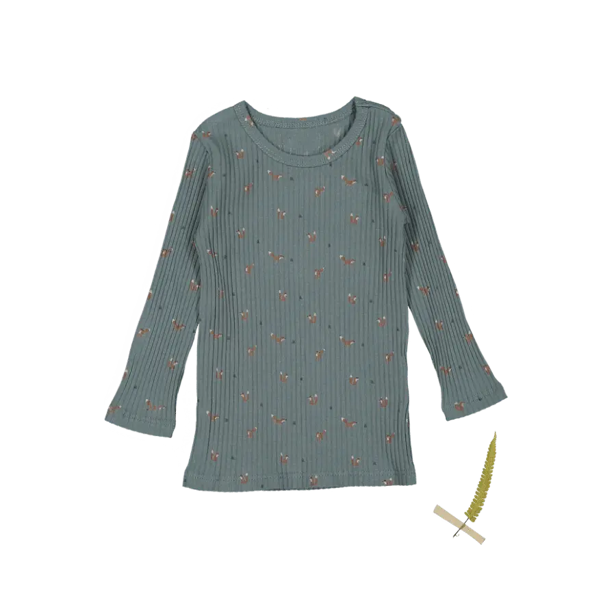 The Printed Long Sleeve Tee - Fox - Sleeve, Textile, Long-sleeved T-shirt, Active Shirt, Sweater | Everetts Place