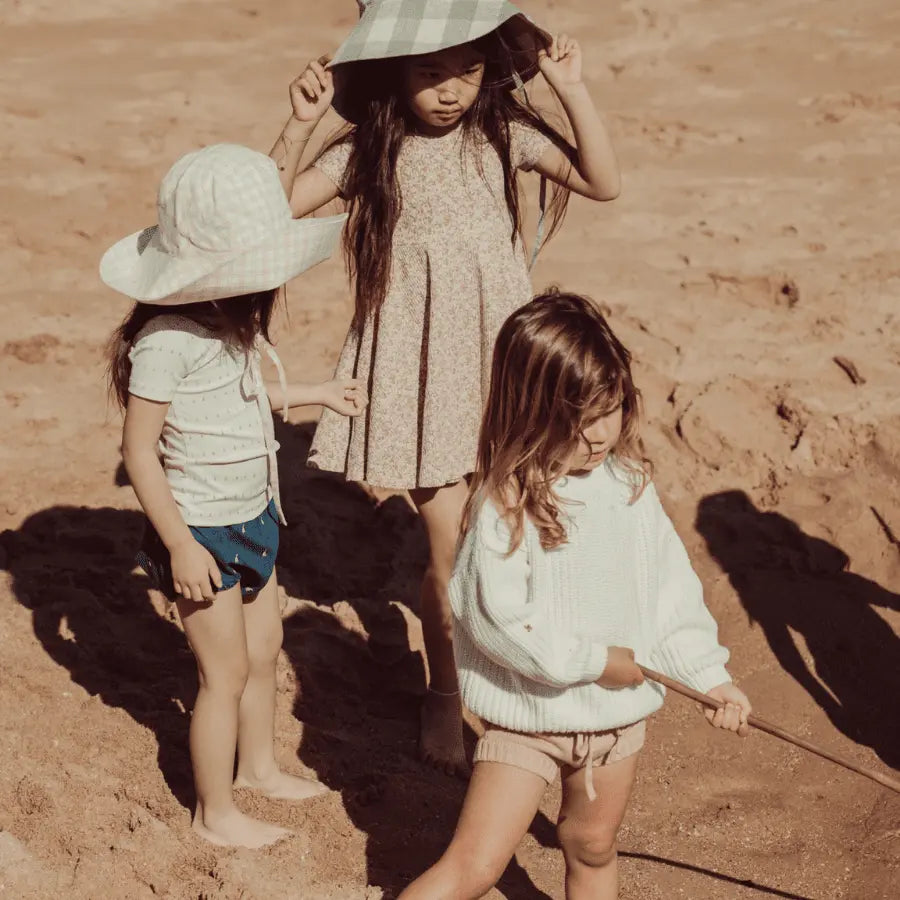Lovely Littles The Printed Long Sleeve Tee - Mini Sailboat - 