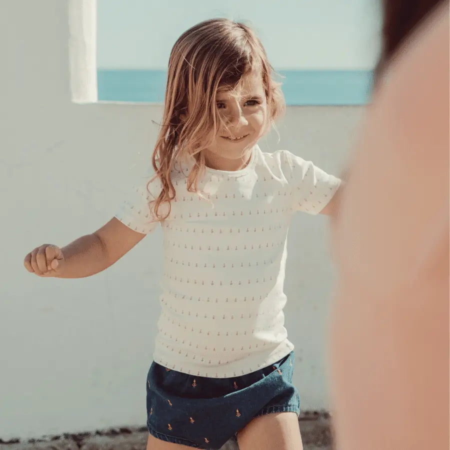 Lovely Littles The Printed Long Sleeve Tee - Mini Tulip - 