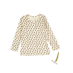 Lovely Littles The Printed Long Sleeve Tee - Neutral Floral - 