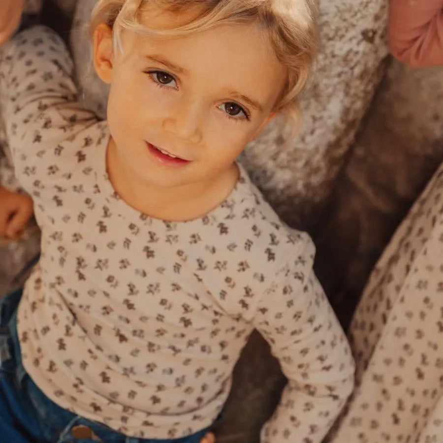 Lovely Littles The Printed Long Sleeve Tee - Olivia - 