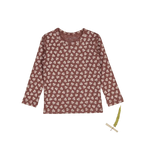 The Printed Long Sleeve Tee -  Rustic Floral - Sleeve, Textile, Long-sleeved T-shirt, Pattern, Heart | Everetts Place
