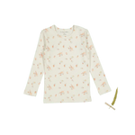 The Printed Long Sleeve Tee - Seashell - Sleeve, Long-sleeved T-shirt, Active Shirt, Top | Everetts Place