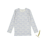The Printed Long Sleeve Tee - Starfish - Sleeve, White, Textile, Long-sleeved T-shirt, Active Shirt | Everetts Place