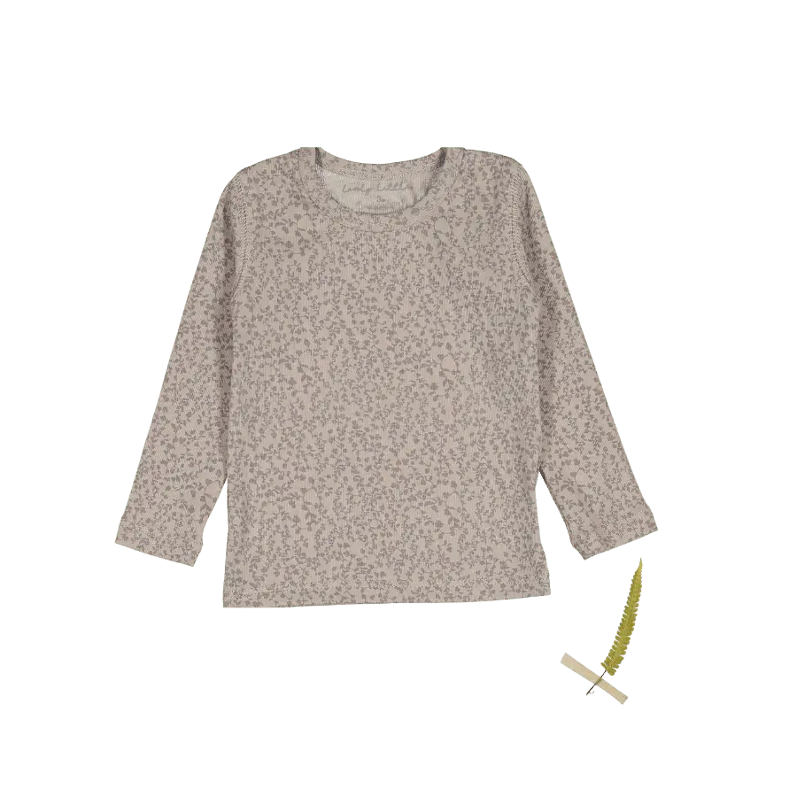 Lovely Littles The Printed Long Sleeve Tee - Vine - 