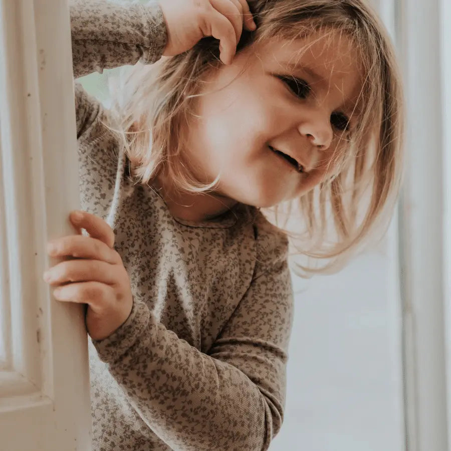 Lovely Littles The Printed Long Sleeve Tee - Vine - 